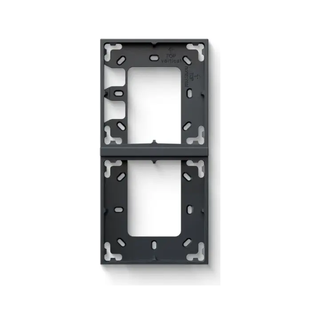 [100490] Cadre Loxone intercom double anthracite