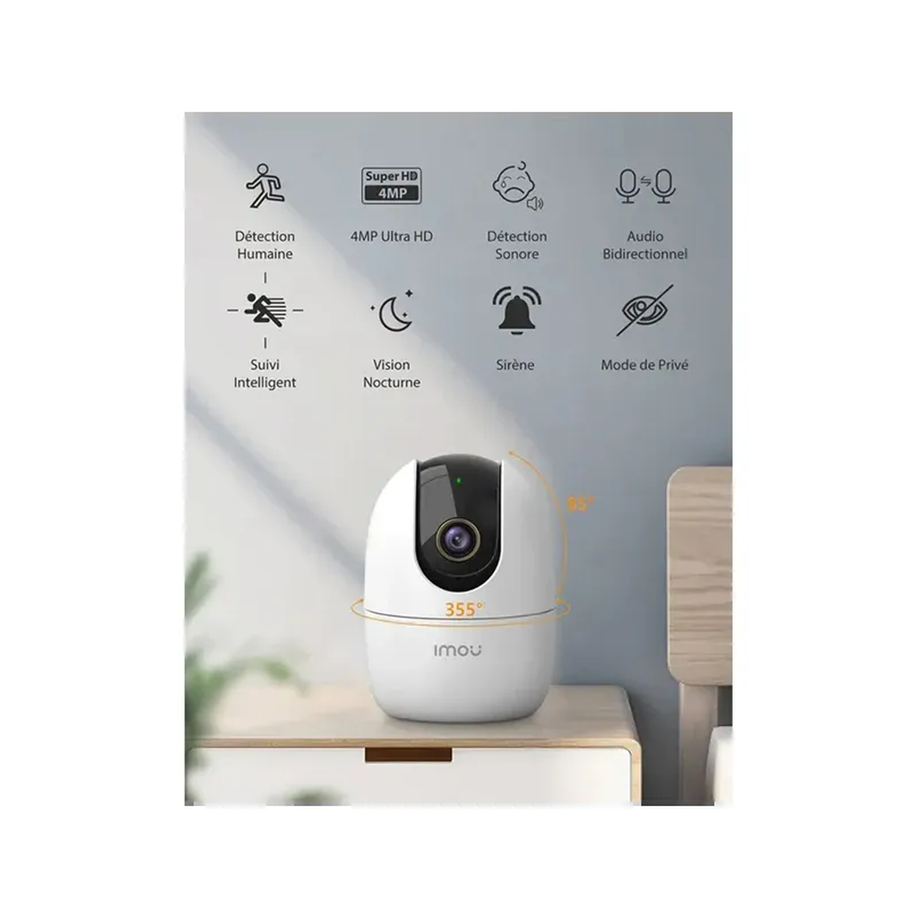 [IPC-K2EP-3H3W] Caméra imou dome ranger2 3 MP 2K Wi-Fi 6