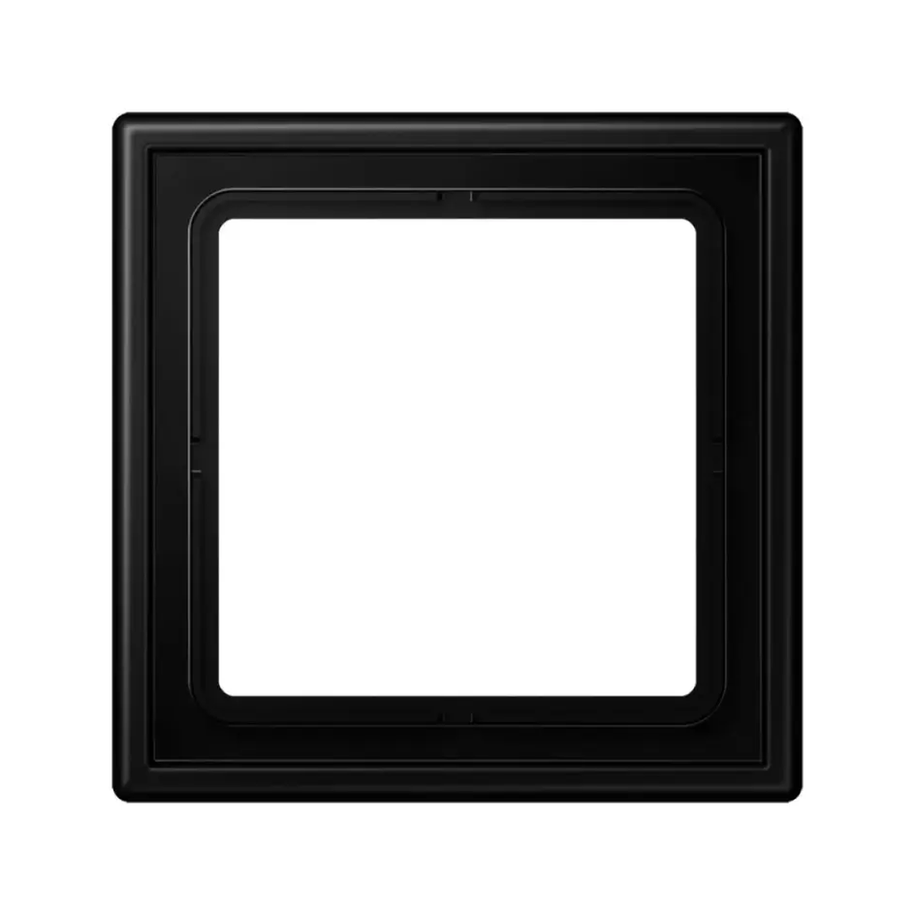 [LS981SWM] Cadre JUNG d'interrupteur 55 plastique noir LS900 1 fois