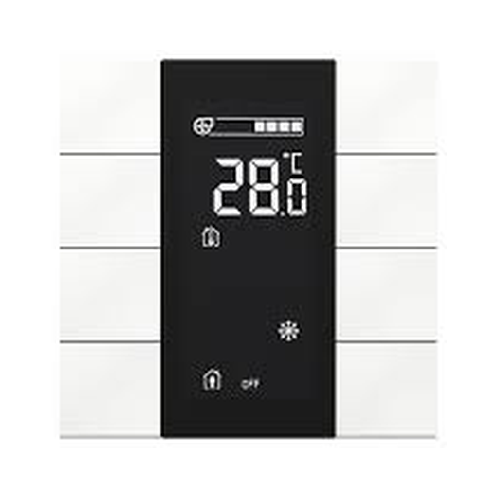[ITR340-0811] Interrupteur Interra (iswitch) + aluminium noir a 8 bouttons KNX monobloc avec deux entrees binaires