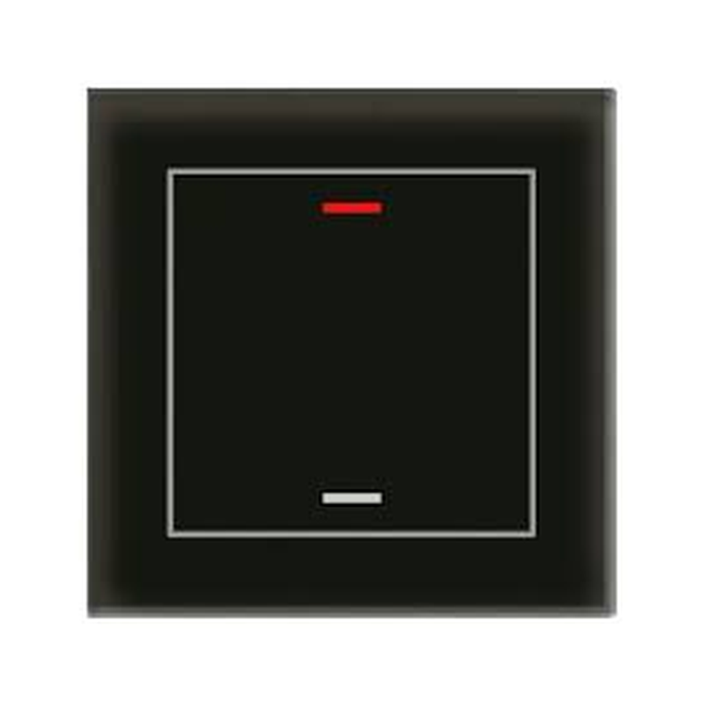 [BE-GTL10S.01S] Interrupteur MDT en verre KNX 1 boutons 55mm