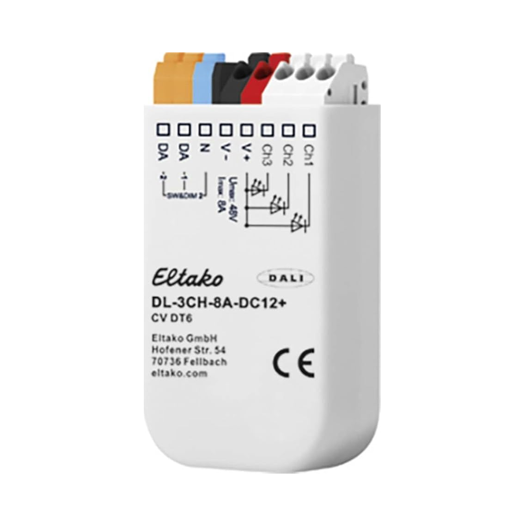 [DL-3CH-8A-DC12+] Module DALI eltako 3 chs variation