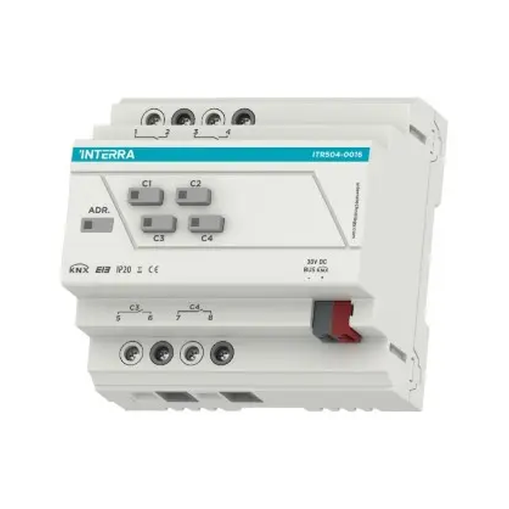 [ITR504] Module Interra actionneur KNX 04 channel