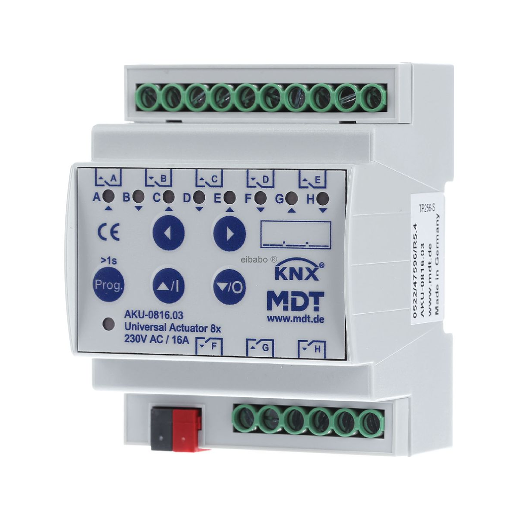 [AKU-0816.03] Module MDT actionneur KNX 08 positions