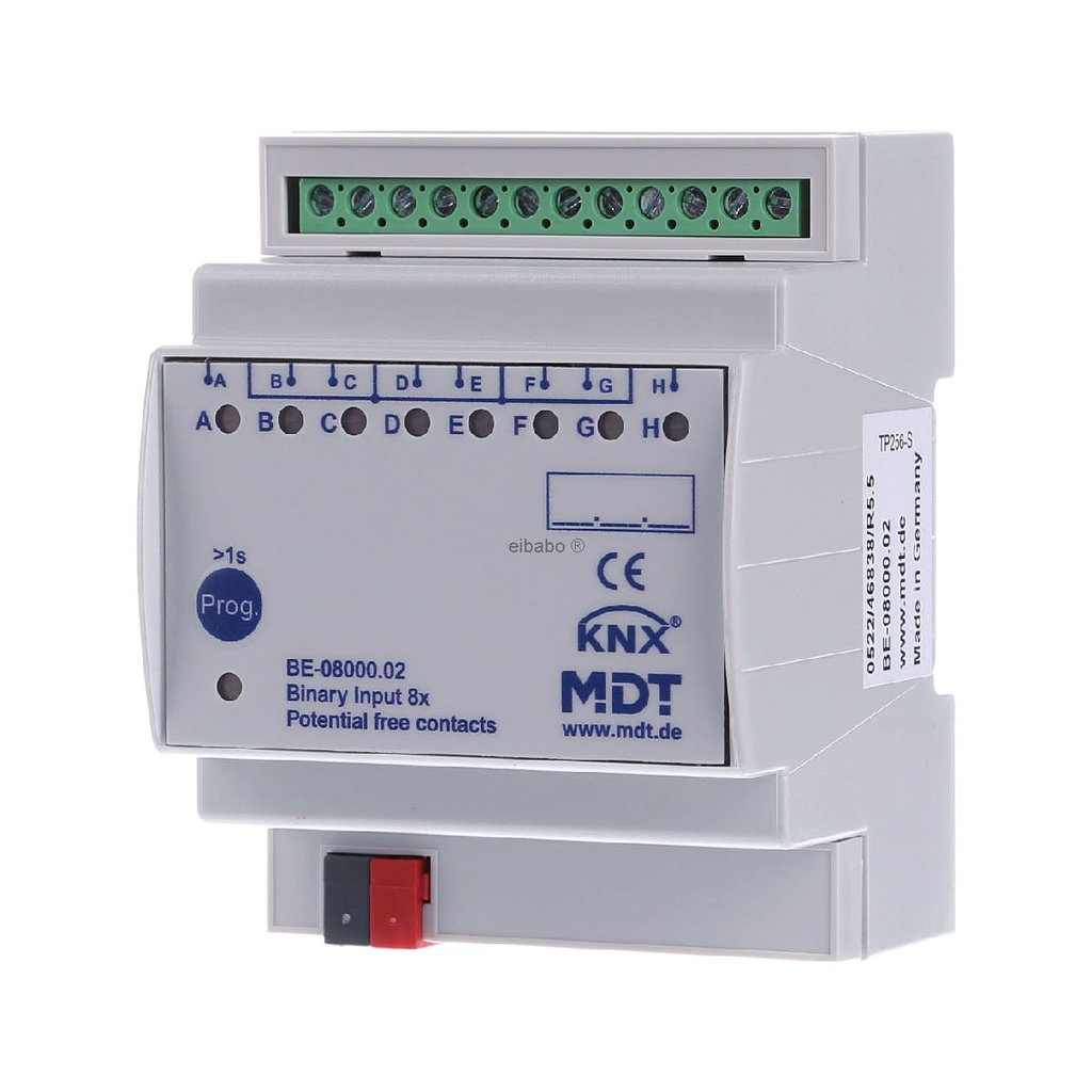 [BE-08000.02] Module MDT entree binaire KNX 08 fois
