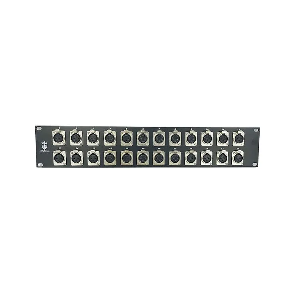[AG005B] Panneaux patch audio XLR 24 femelle