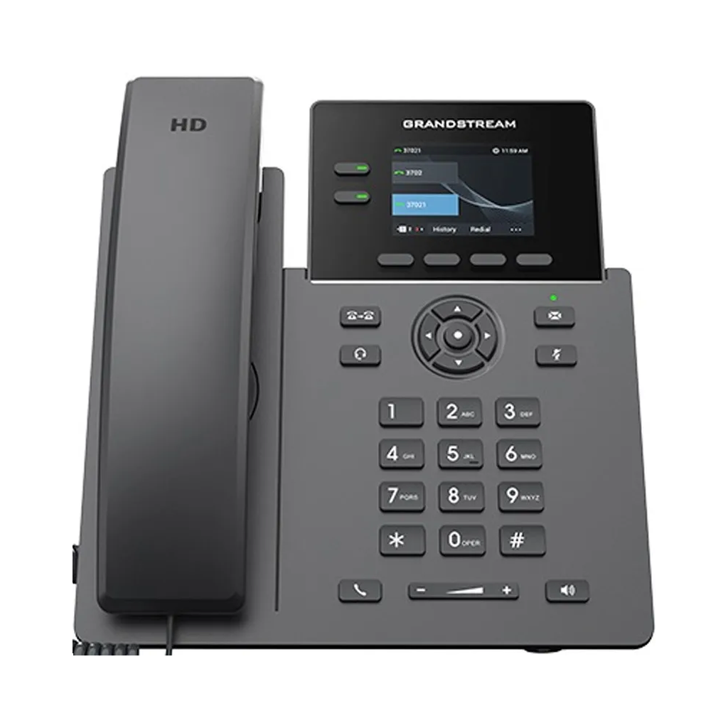 [GS-GRP2610P] Poste Grandstream téléphonique IP 2 comptes SIP (2 lignes) et SIP Écran LCD couleur TFT 2.4" PoE