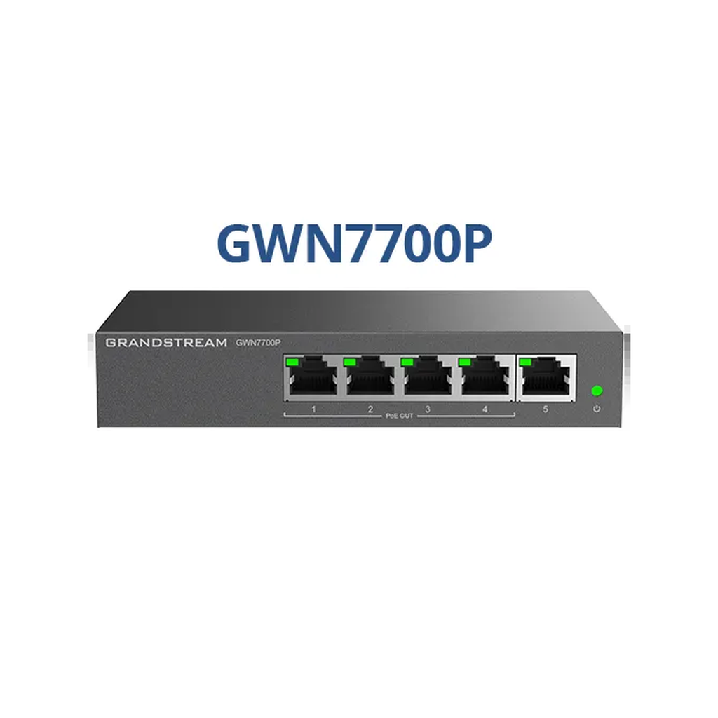 [GWN7700P] Switch Grandstream 5 ports PoE gigabit