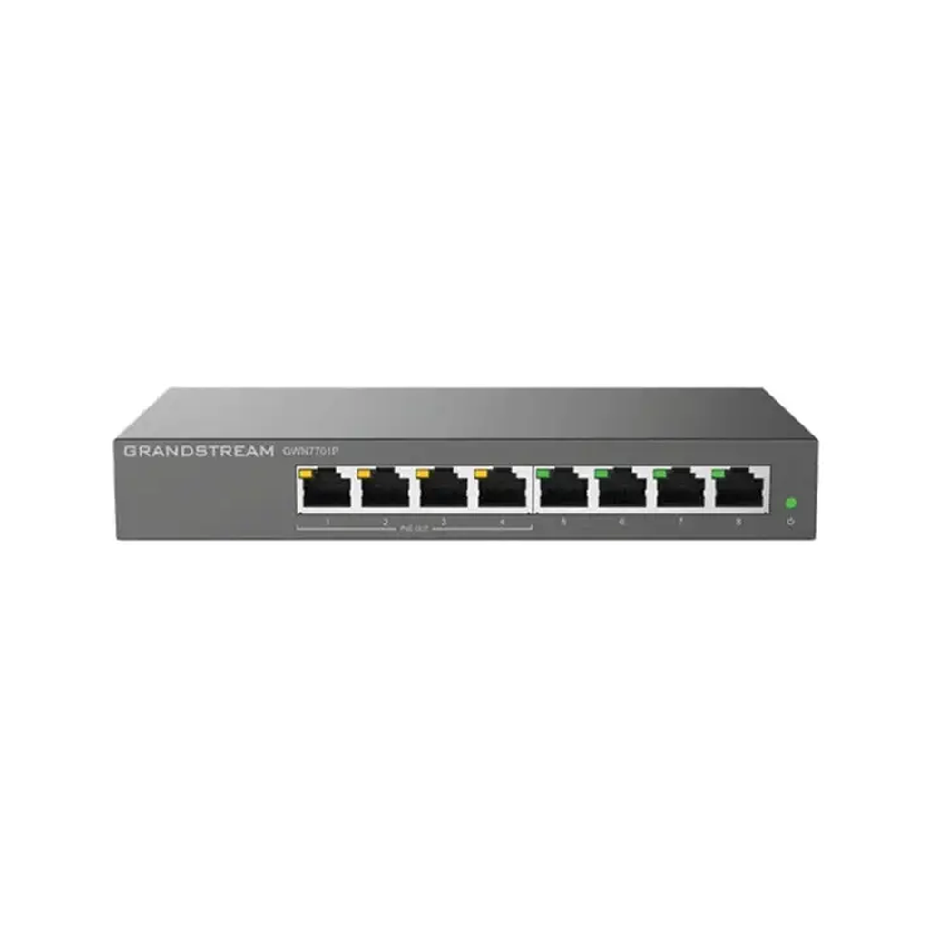 [GWN7701PA] Switch Grandstream réseau 8 ports PoE gigabit