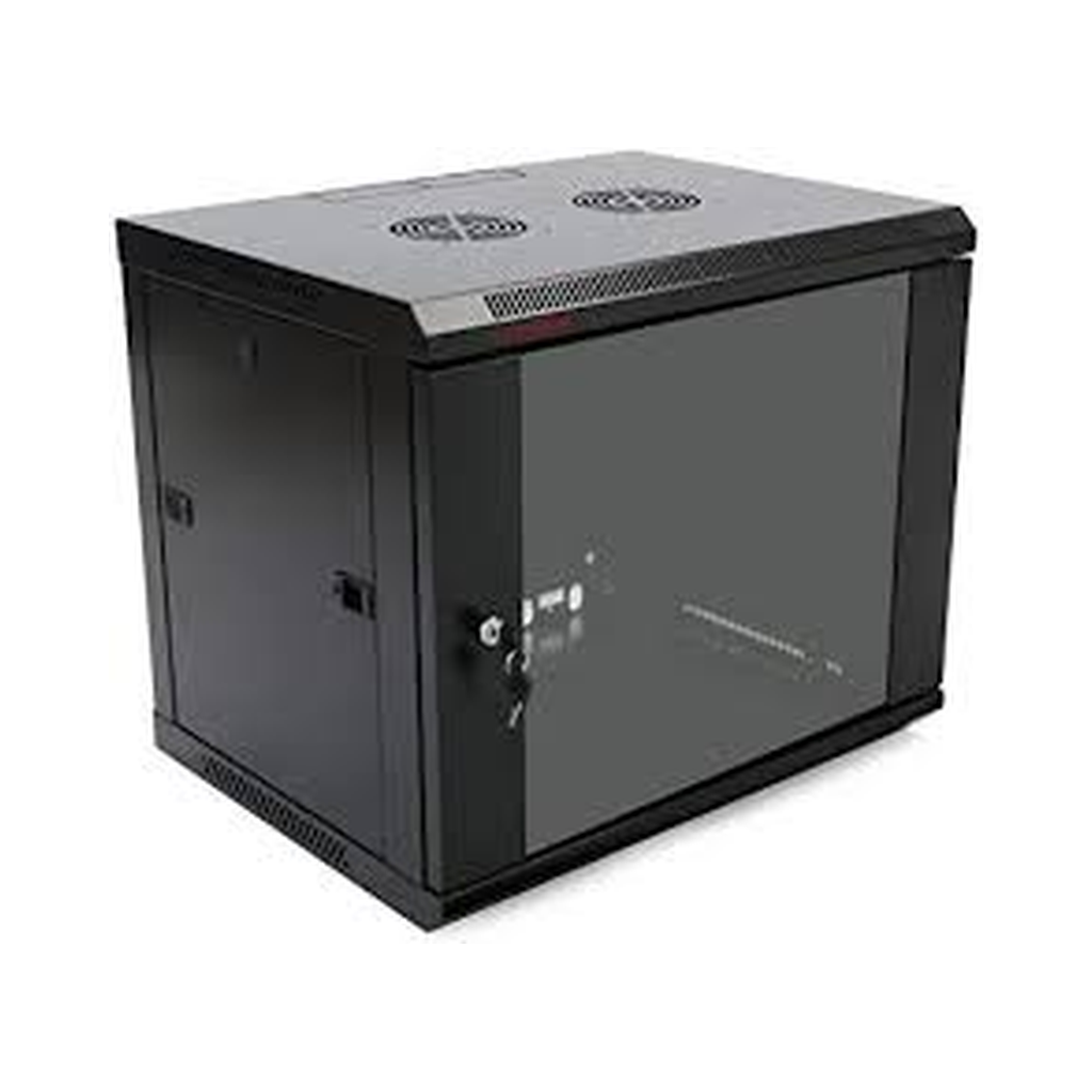 [E-9U60] Coffret Vatpan informatique – 9U – 19 pouces – 600 mm – porte vitrée fixe