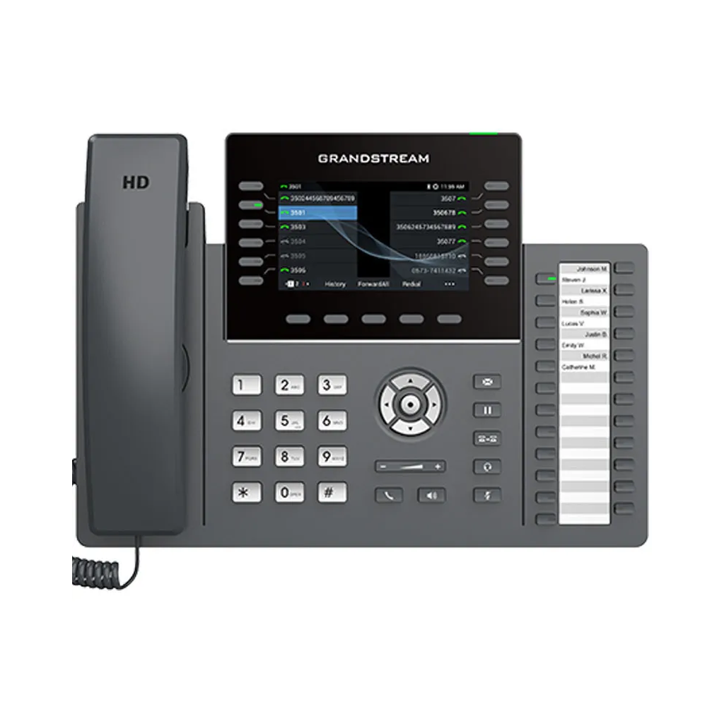 [GS-GRP2636] Poste Grandstream téléphonique IP 6 comptes SIP (12 lignes)