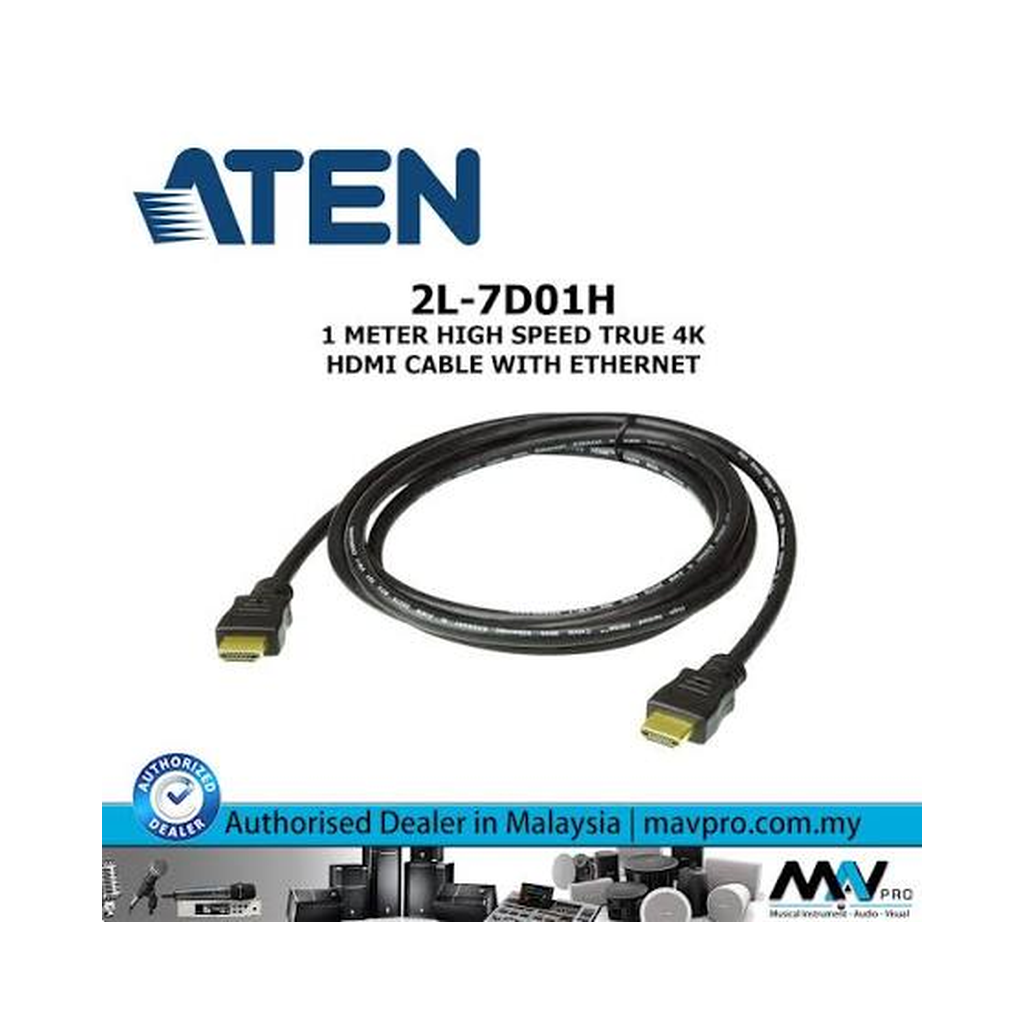 [2L-7D01H] Câble HDMI ATEN 1m